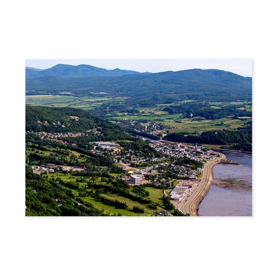 Acrylic Print - "Valleys in Charlevoix" - 20 X 30 INCHES
