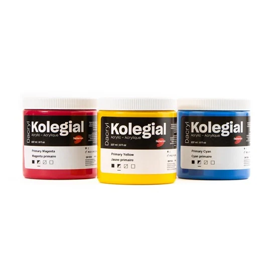 Dacryl Kolegial Acrylic - High Viscosity - CHROME YELLOW MILLIL