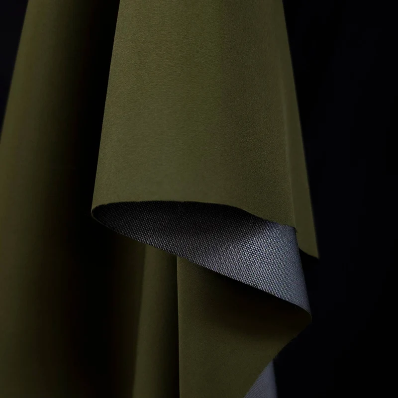 Arctic Stretch | Tissu imperméable 3 couches | Alternative au GORE-TEX | Kaki | 79 cm | FIN DE ROULEAU