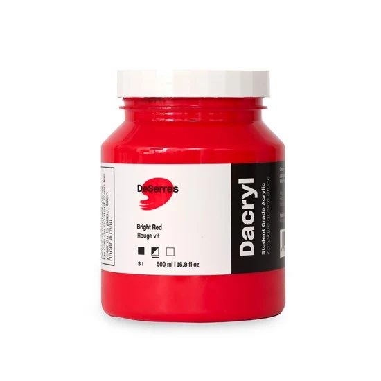 Dacryl Student-Grade Acrylic - High Viscosity - IRIDESCENT SILVE