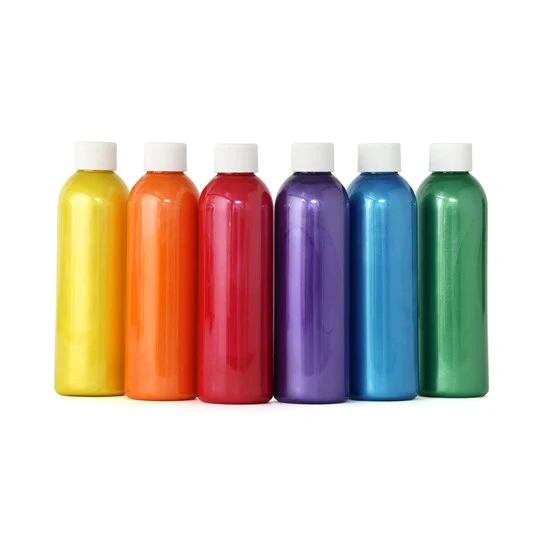 Washable tempera set - metallic colors - 5x120ml