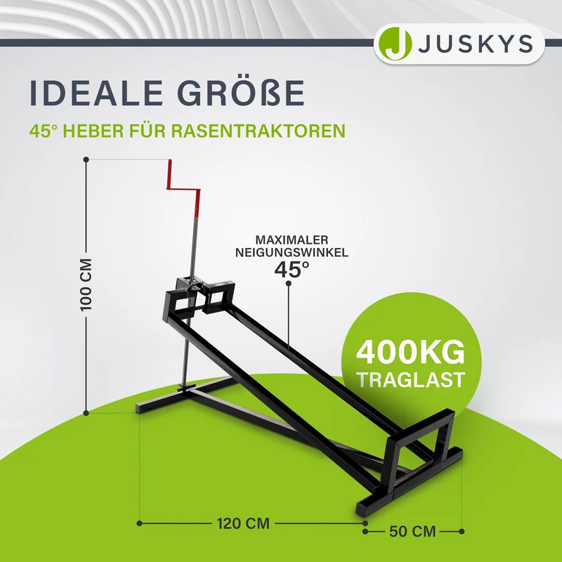 Lève-tracteur tondeuse jusqu'à 400 kg