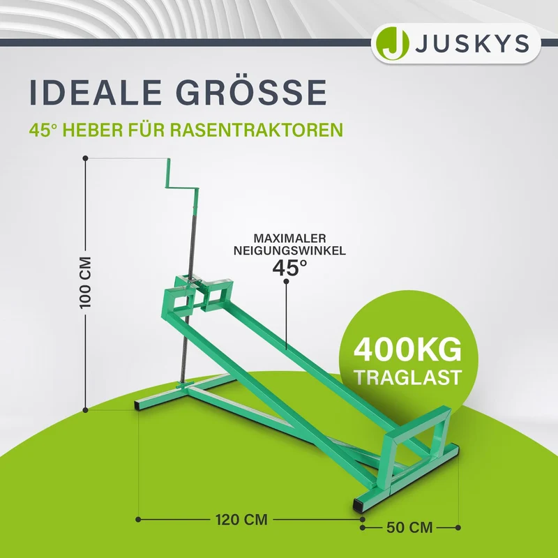 Lève-tracteur tondeuse jusqu'à 400 kg