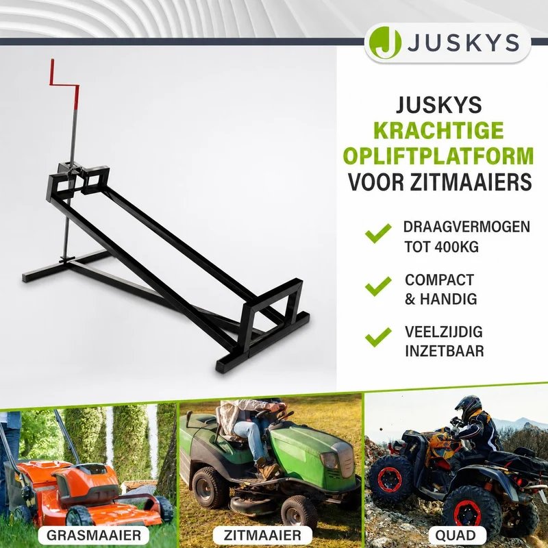 Lève-tracteur tondeuse jusqu'à 400 kg