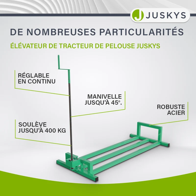Lève-tracteur tondeuse jusqu'à 400 kg