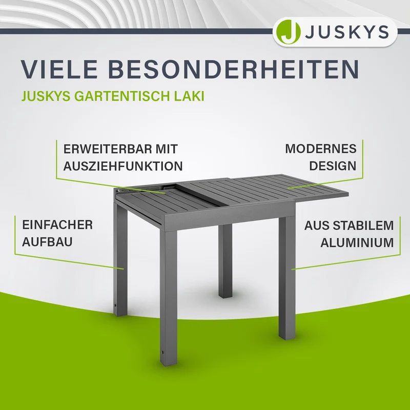 Table de jardin extensible Laki