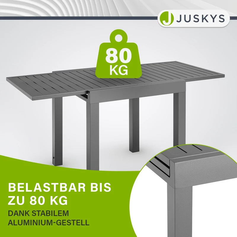 Table de jardin extensible Laki