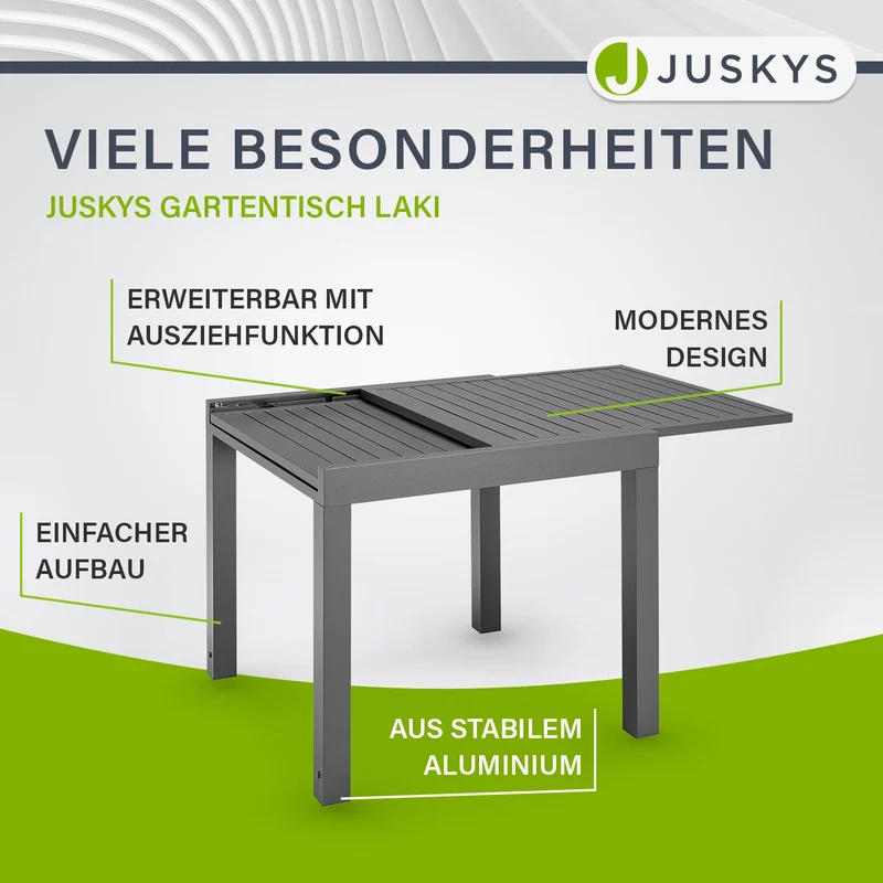 Table de jardin extensible Laki