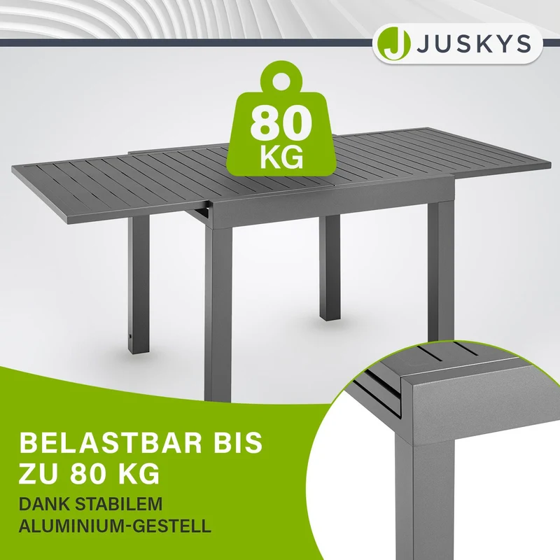 Table de jardin extensible Laki