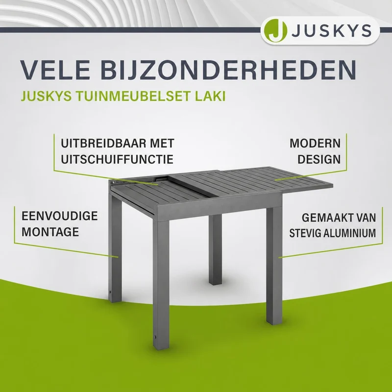 Table de jardin extensible Laki