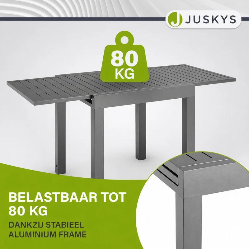 Table de jardin extensible Laki