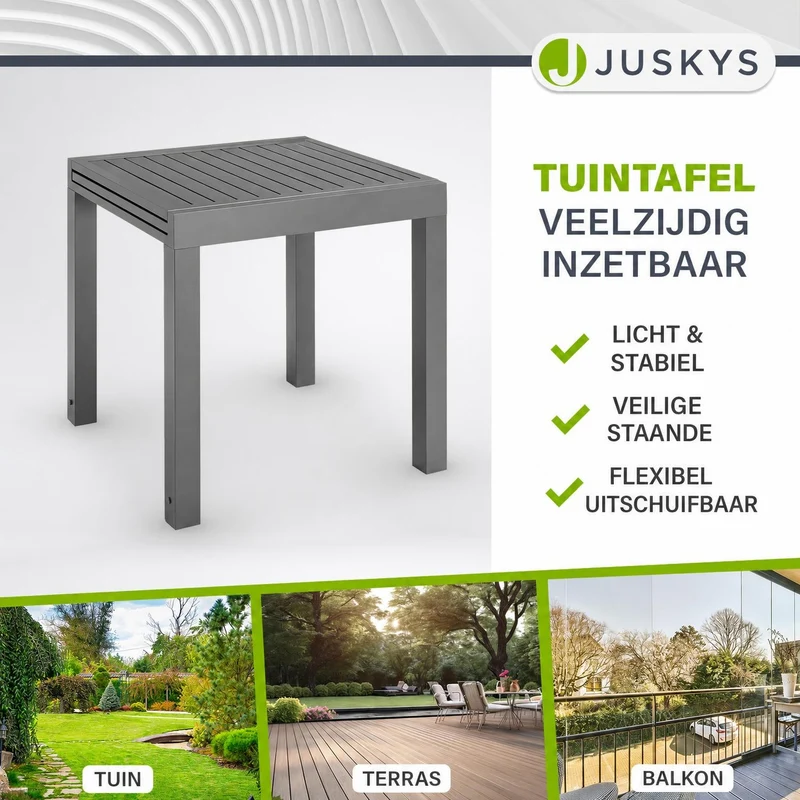 Table de jardin extensible Laki