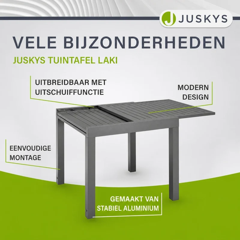 Table de jardin extensible Laki