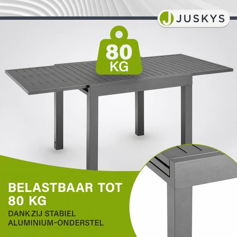 Table de jardin extensible Laki