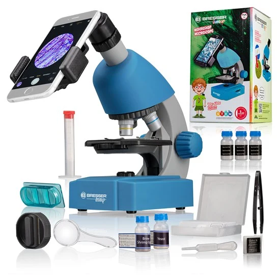 Junior Microscope - Blue, 40x-640x