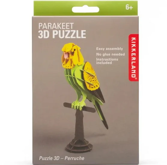 3D Puzzle Parakeet