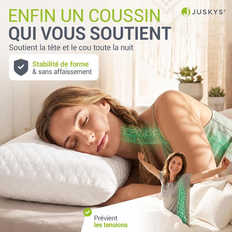 Oreillers à mémoire de forme
