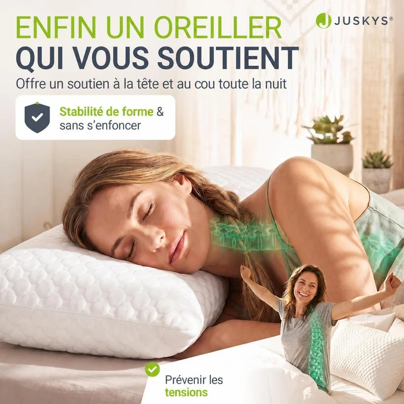 Oreillers à mémoire de forme