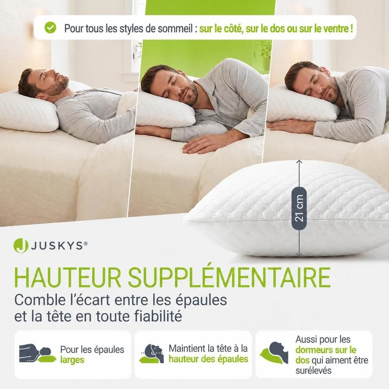 Oreillers à mémoire de forme