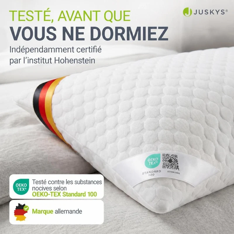Oreillers à mémoire de forme