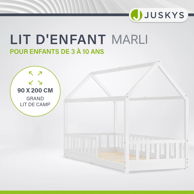 Lit enfant Marli 90 x 200 cm