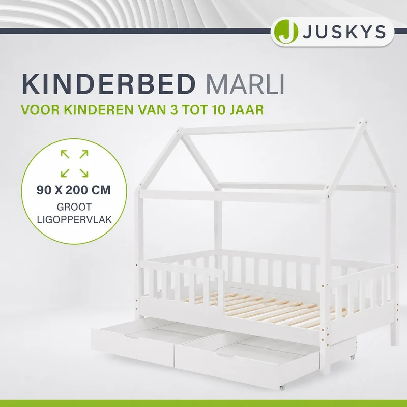 Lit enfant Marli 90 x 200 cm avec sommier