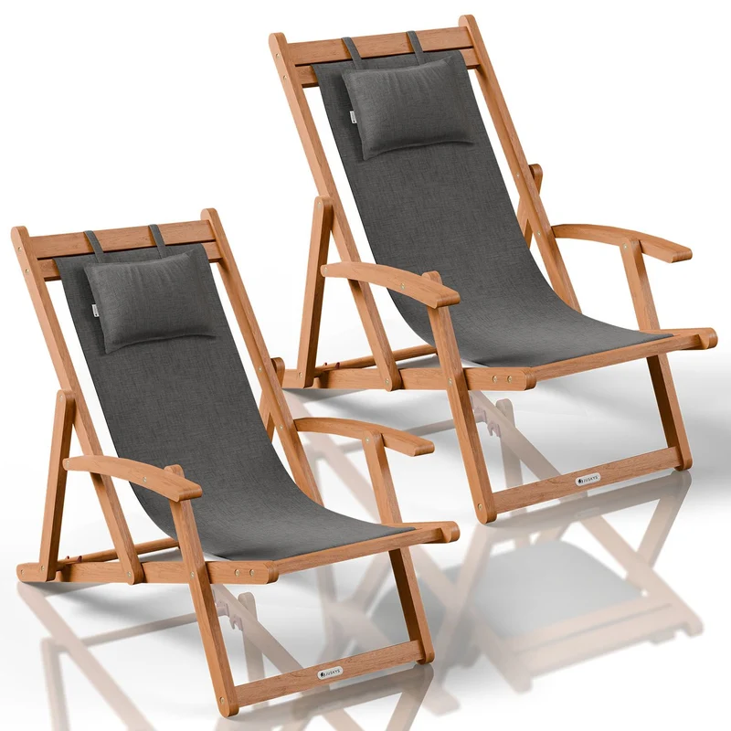 Transat de plage pliant Tavira