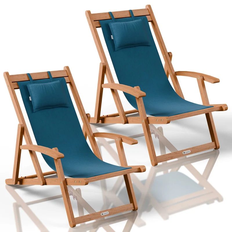 Transat de plage pliant Tavira