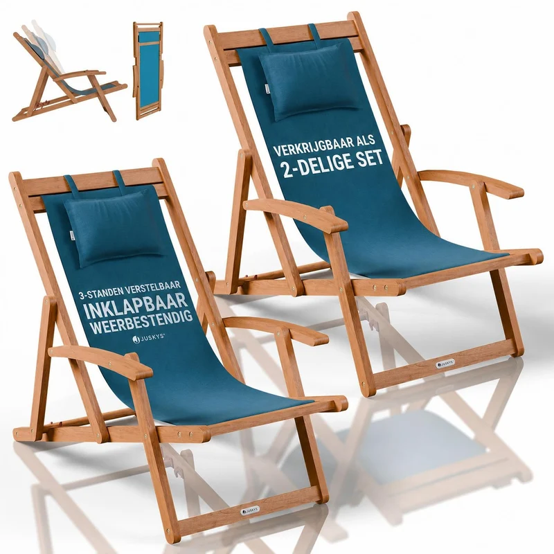 Transat de plage pliant Tavira