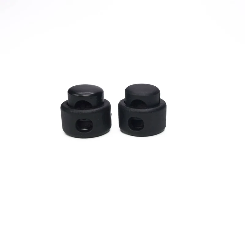 Grand bloque-cordon | Noir | 2 pièces | 7 mm