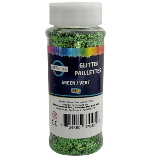 Glitter Tub &mdash 112 g - GREEN
