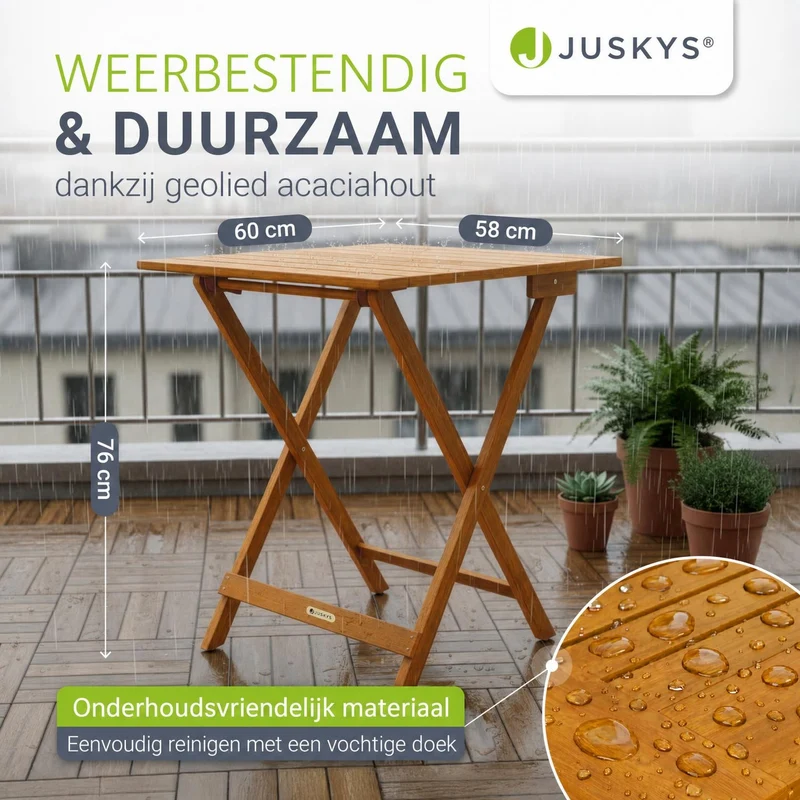 Table en bois pliable Zadar