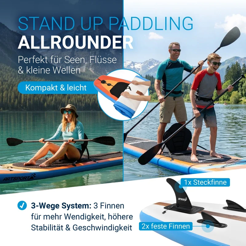 Stand up paddle avec siège kayak