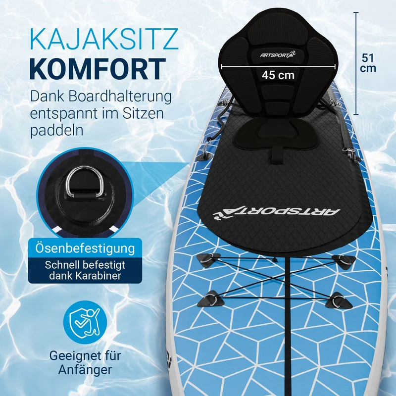 Stand up paddle avec siège kayak