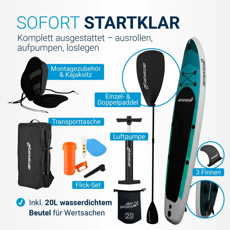 Stand up paddle avec siège kayak