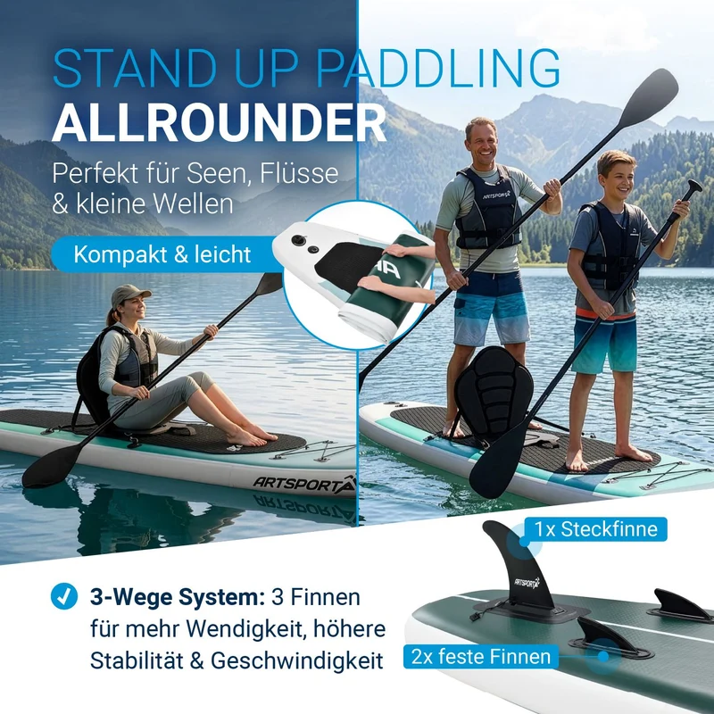 Stand up paddle avec siège kayak
