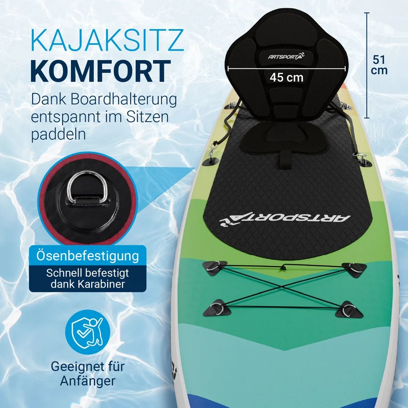 Stand up paddle avec siège kayak