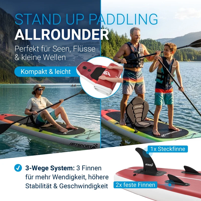 Stand up paddle avec siège kayak