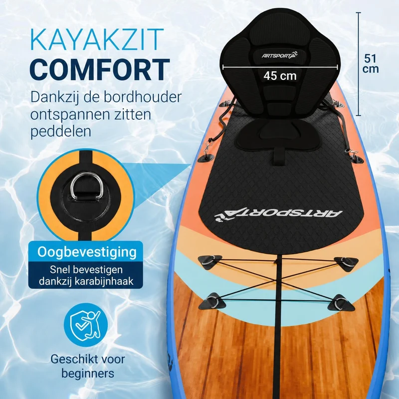Stand up paddle avec siège kayak