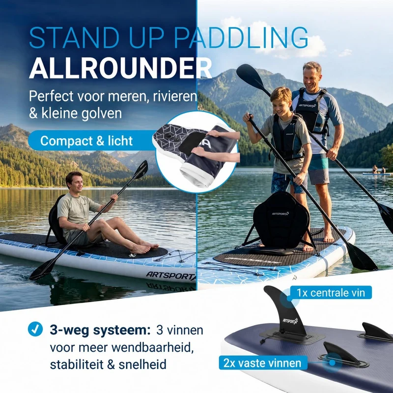 Stand up paddle avec siège kayak