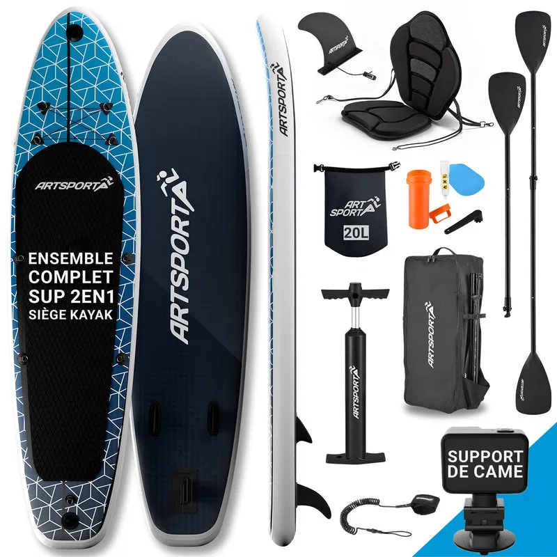 Stand up paddle avec siège kayak