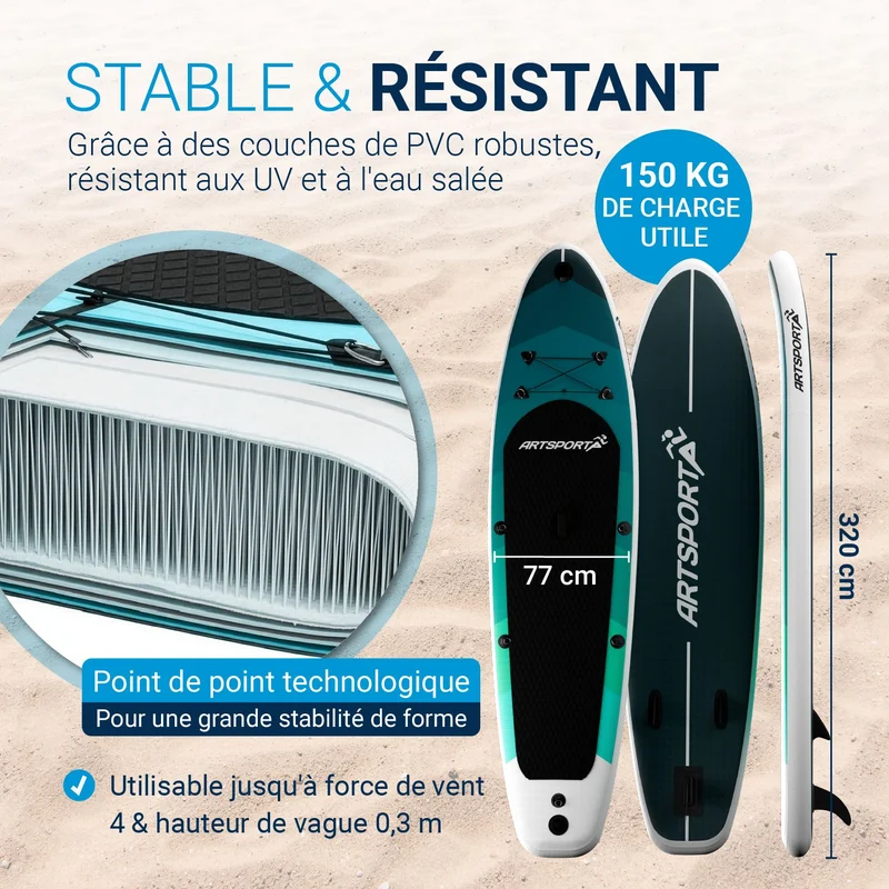 Stand up paddle avec siège kayak