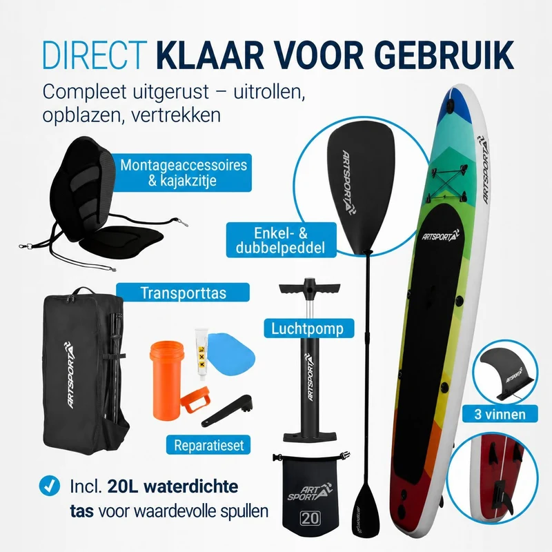 Stand up paddle avec siège kayak