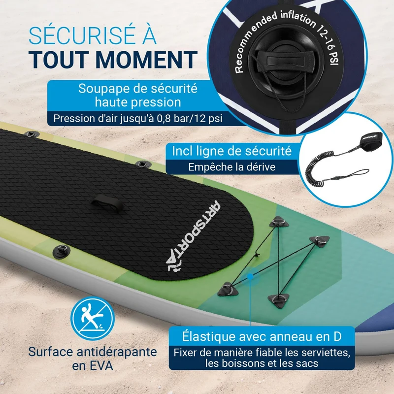 Stand up paddle avec siège kayak