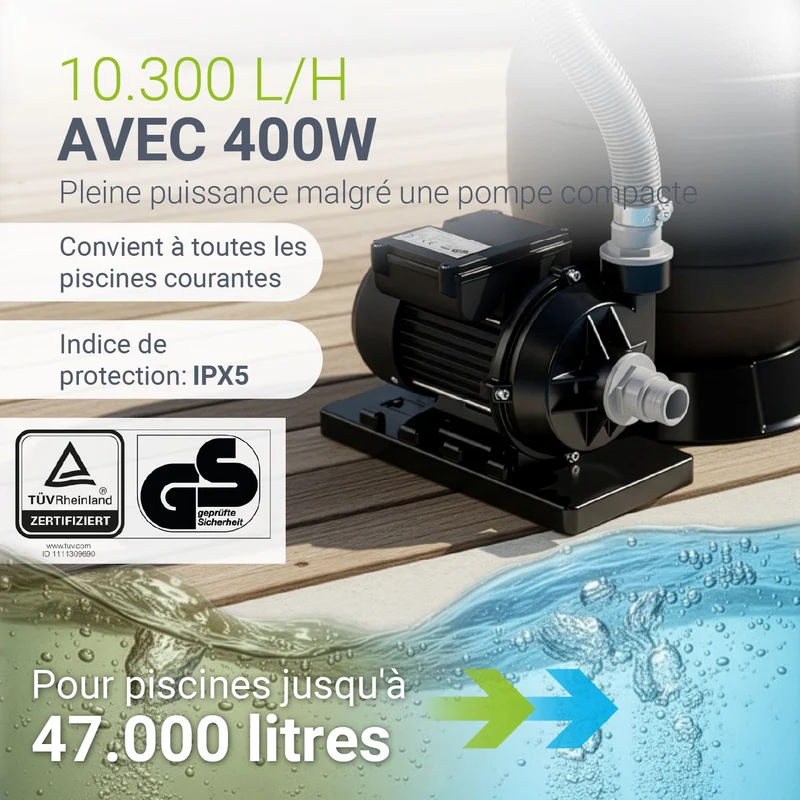 Filtre à sable pour piscine