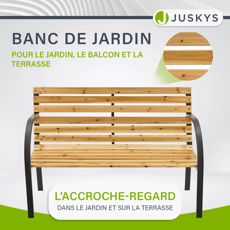 Banc de jardin Modena