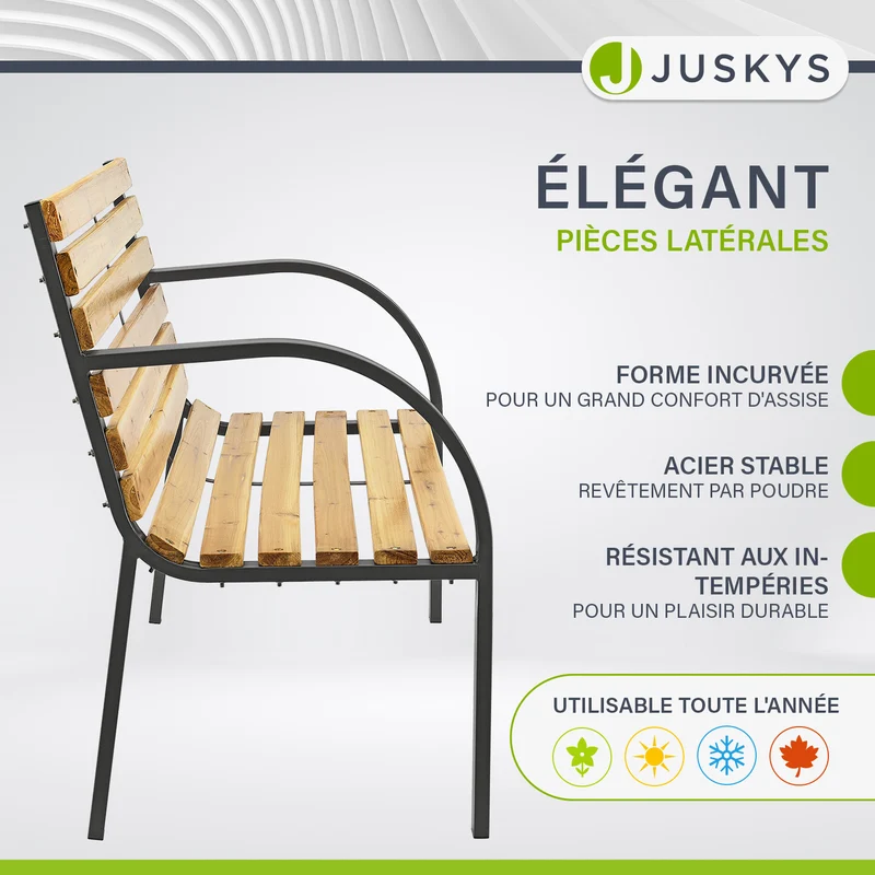 Banc de jardin Modena