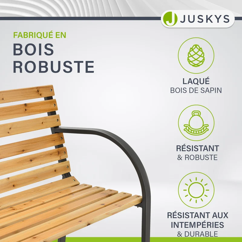 Banc de jardin Modena