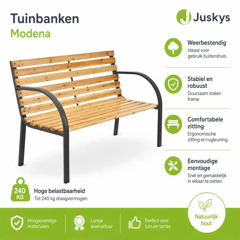 Banc de jardin Modena