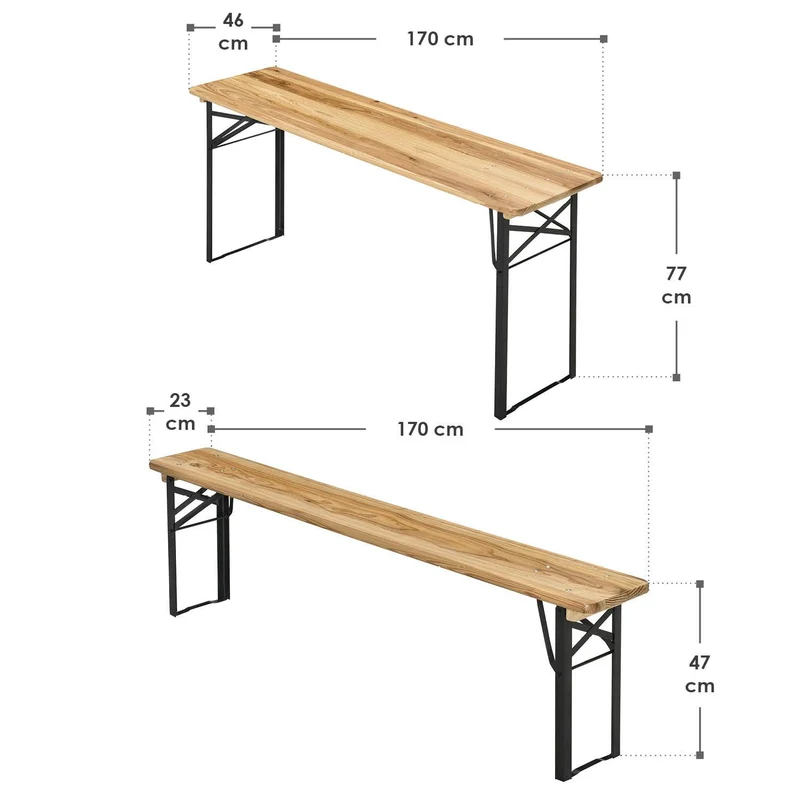 Table de brasserie Bichl